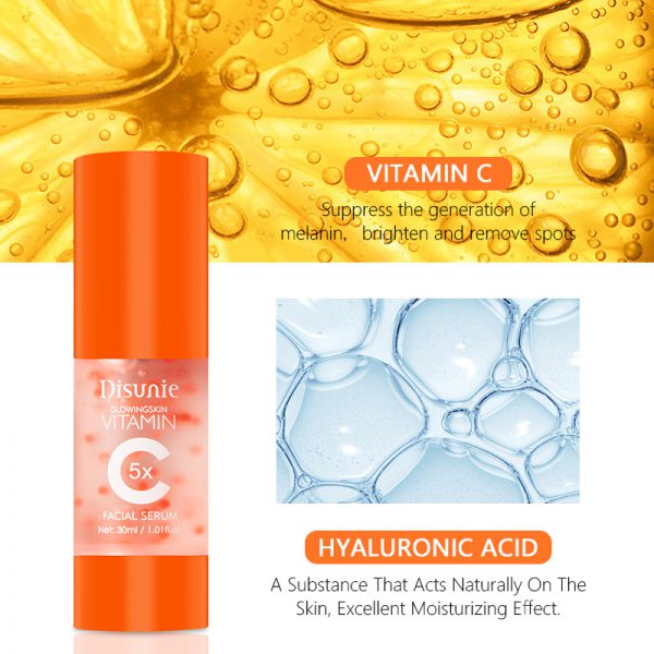 Vitamin C Face Serum – Brightening, Whitening, Anti-Aging with Hyaluronic Acid & Collagen - Image 4