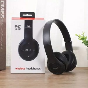 Wireless Foldable Bluetooth Over-Ear Headphones with Stereo Sound & FM Radio
