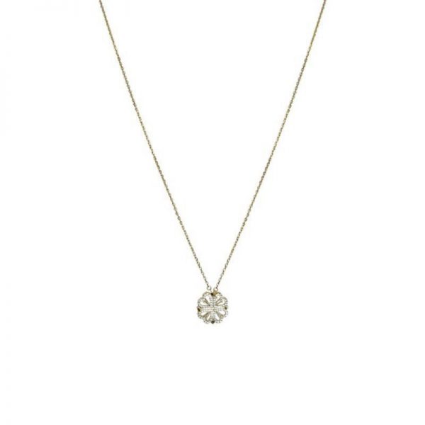 Folding Four Leaf Clover Necklace – Heart Pendant Magnetic Locket Chain Gift - Image 8