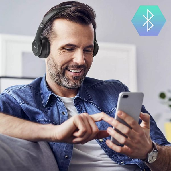 Wireless Foldable Bluetooth Over-Ear Headphones with Stereo Sound & FM Radio - Image 7