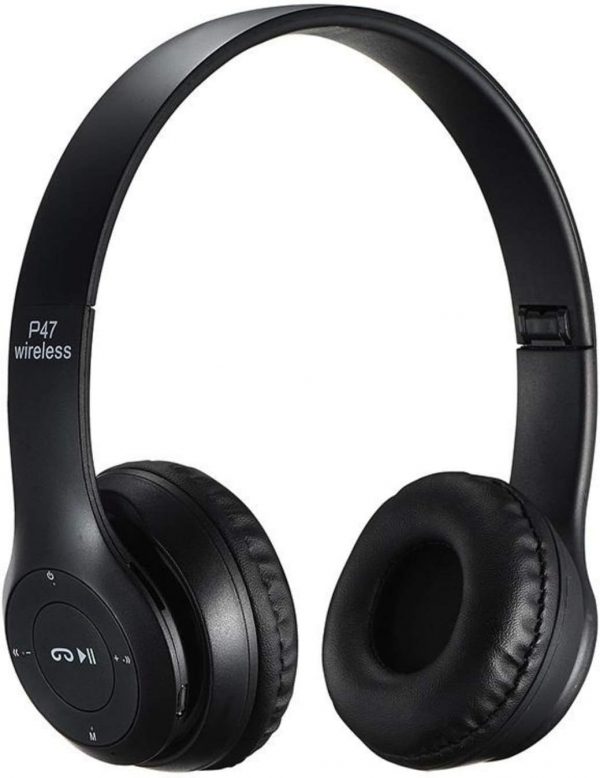 Wireless Foldable Bluetooth Over-Ear Headphones with Stereo Sound & FM Radio - Image 5