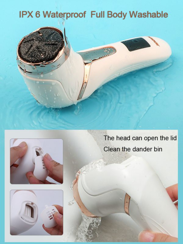 Electric Callus Remover with Vacuum Suction – Exfoliating Foot Peeling Machine for Smooth Heels - Image 5