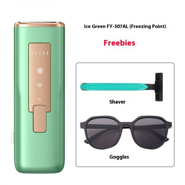 L-Shaped Painless Ice-Cooling Hair Removal Device – Professional Beauty Salon Laser Epilator - Image 2