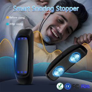 Smart EMS Anti-Snoring Device – Portable Snore Stopper with Pulse Technology for Sleep Aid & Muscle Stimulation