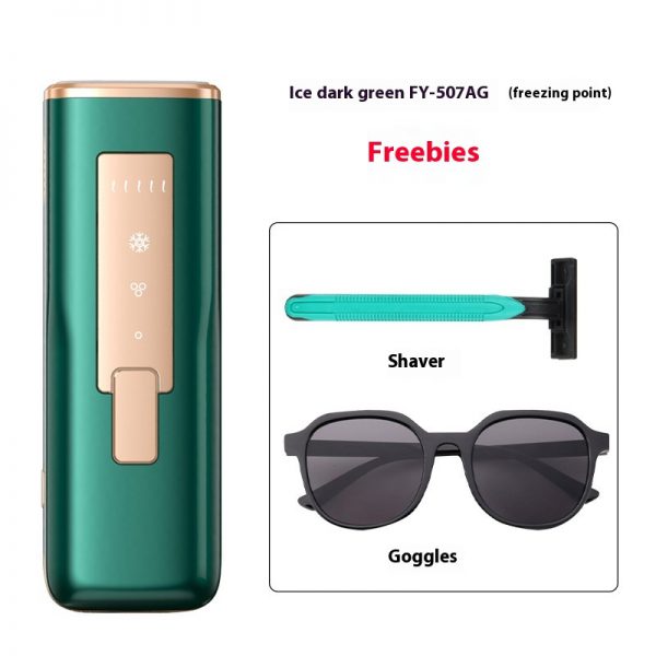 L-Shaped Painless Ice-Cooling Hair Removal Device – Professional Beauty Salon Laser Epilator - Image 3