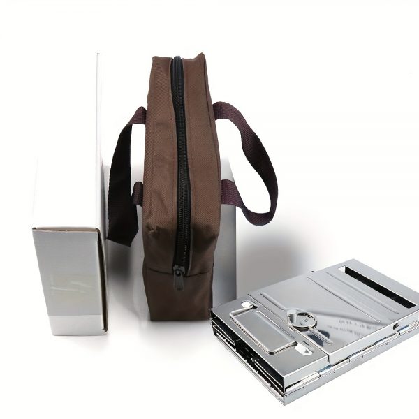 Embrace Outdoor Living with a Foldable Stainless Steel Charcoal Stove – Perfect for Camping, Picnics, and BBQs - Image 2