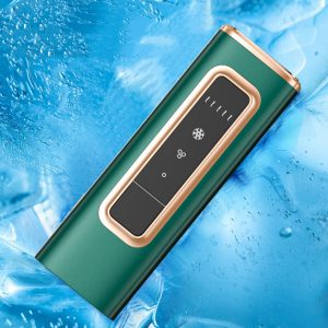 L-Shaped Painless Ice-Cooling Hair Removal Device – Professional Beauty Salon Laser Epilator