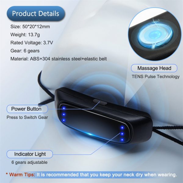 Smart EMS Anti-Snoring Device – Portable Snore Stopper with Pulse Technology for Sleep Aid & Muscle Stimulation - Image 3
