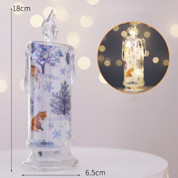 Christmas Transparent Electronic Candles Decorative Gifts - Image 8