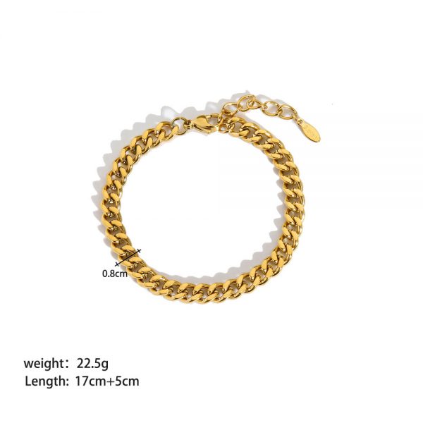 Women's Stainless Steel Decorative Bracelet - Image 9