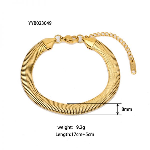 Women's Stainless Steel Decorative Bracelet - Image 2