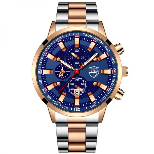 Stainless Steel Luminous Quartz Wristwatch For Men - Image 10