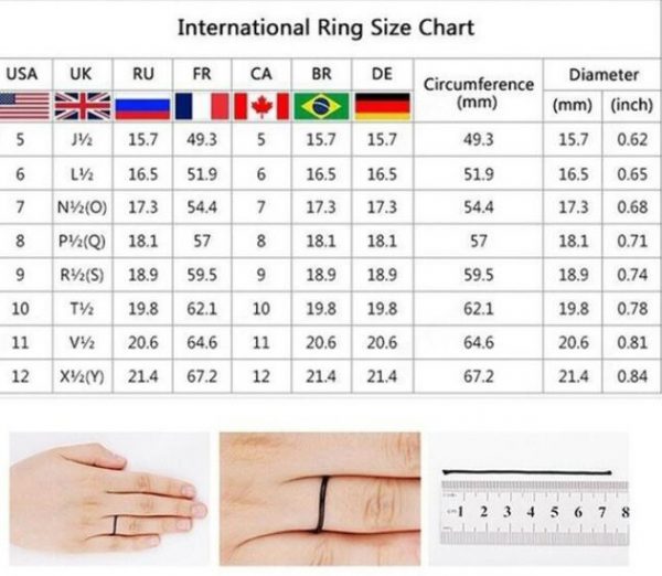 Elegant Female Zircon Stone Ring Finger Rings For Women Promise Love Valentine's Day Gifts - Image 2