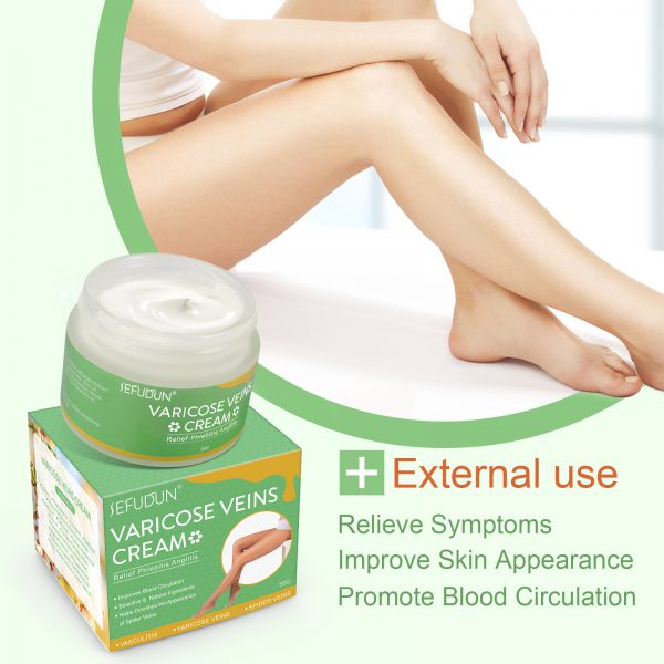 Vein Cream Red Blood Streaks Repair Earthworm Leg Bruises Bulge Relief Pain Safflower Skin care lotion Varicose Cream - Image 4