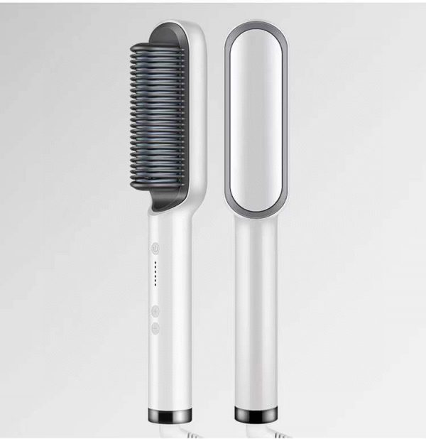 New 2 In 1 Hair Straightener Hot Comb Negative Ion Curling Tong Dual-purpose Electric Hair Brush - Image 9