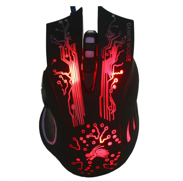 7-button Colorful Glowing USB Gaming Mouse - Image 3