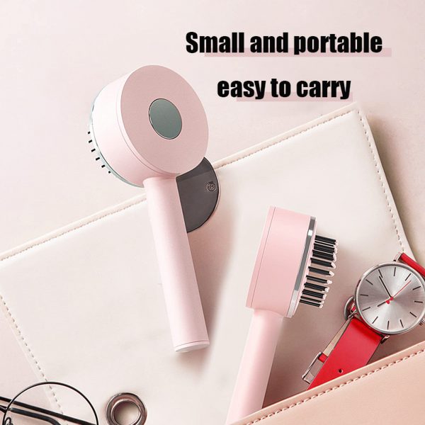 One-key Self-cleaning Hair Brush For Women Curly Hair Brush  Anti-Static Airbag Massage Comb  Airbag Massage Scalp Comb Professional Detangling One-key Self-cleaning - Image 5