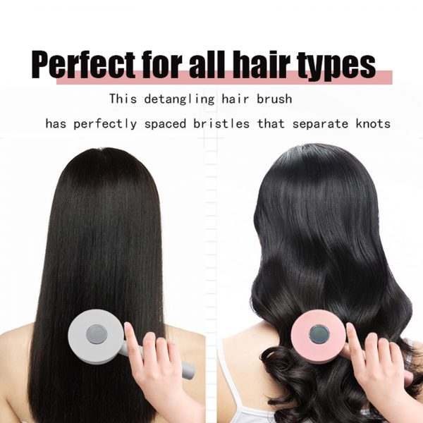 One-key Self-cleaning Hair Brush For Women Curly Hair Brush  Anti-Static Airbag Massage Comb  Airbag Massage Scalp Comb Professional Detangling One-key Self-cleaning - Image 8