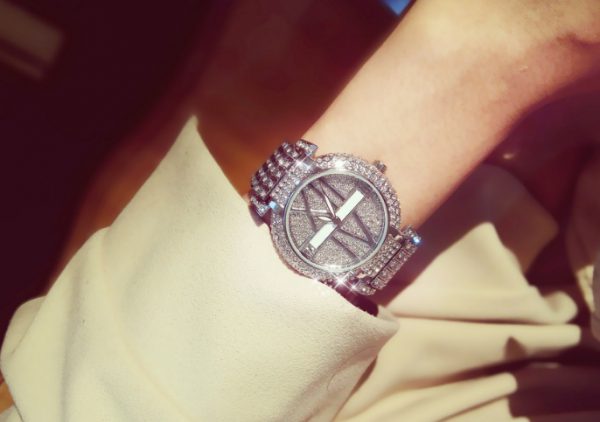 Luxury Diamond Women Watches Fashion Brand Stainless Steel Bracelet Wrist Watch Women Design Quartz Watch Clock relogio feminino - Image 3