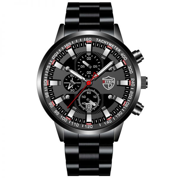 Stainless Steel Luminous Quartz Wristwatch For Men - Image 8