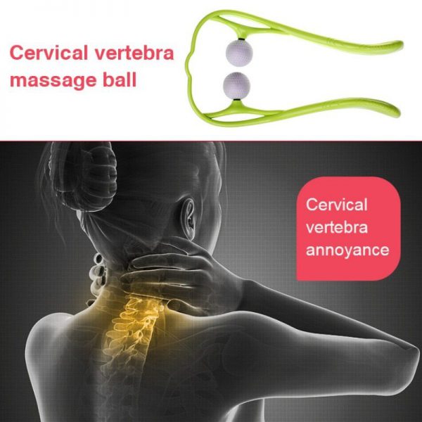 Plastic Pressure Point Therapy Neck Massageador Massagem Relieve Hand Roller Neck Massager For Neck Shoulder Trigger Point - Image 3
