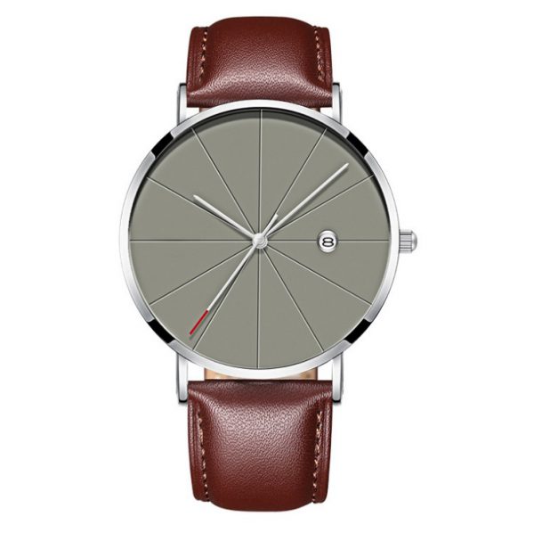 Simple calendar watch male creative waterproof quartz watch - Image 8