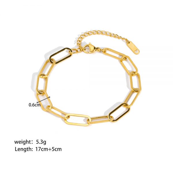 Women's Stainless Steel Decorative Bracelet - Image 3