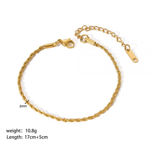 Women's Stainless Steel Decorative Bracelet - Image 8