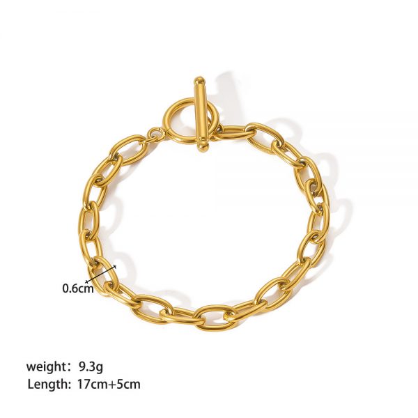 Women's Stainless Steel Decorative Bracelet - Image 10