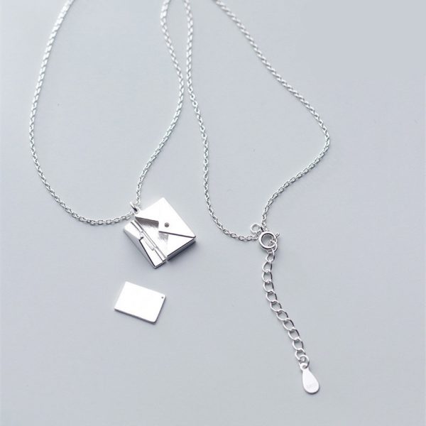 Fashion Jewelry Envelop Necklace Women Lover Letter Pendant Best Gifts For Girlfriend - Image 6