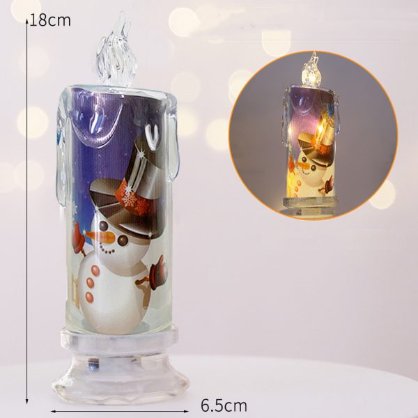 Christmas Transparent Electronic Candles Decorative Gifts - Image 5