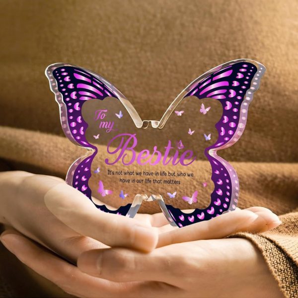Mother's Day Gifts For Mom Grandma Nana DIY Unique Mom Birthday Gift Ideas Butterfly-Shaped Acrylic Keepsake Gifts For Mothers Day - Image 5