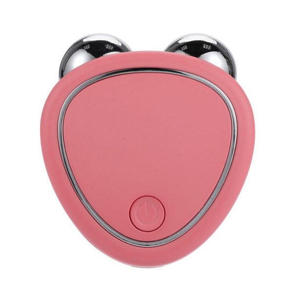 Portable Facial Micro-current Beauty Instrument For Lifting Thinning And Reducing Edema With Double Roller Massager - Image 4