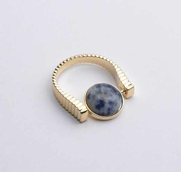 Original Fidget Spinner Rings Natural Stone Rings Replaceable Spinners For Anxiety And Stress Relief Jewelry Gifts - Image 9