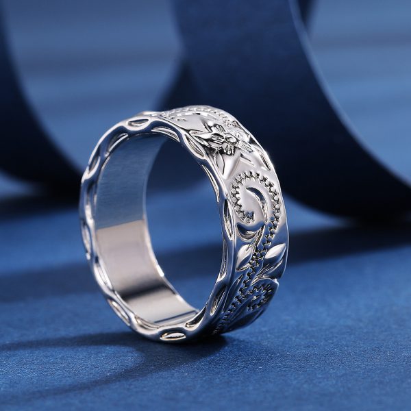 Simple 925 Silver Rings Women Fashion Party Jewellery Gifts - Image 4