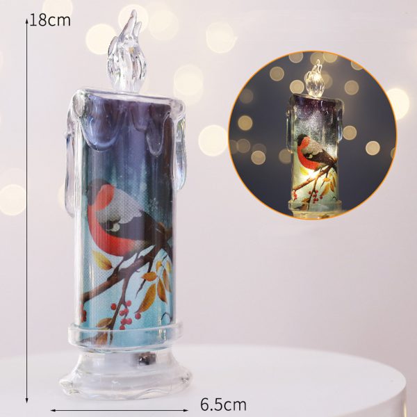 Christmas Transparent Electronic Candles Decorative Gifts - Image 6