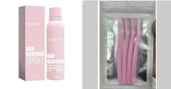 Hair Identifier Spray Set For Face Shaving Moisturizing Dermaplaner Spray For Face Shaving Skin Care - Image 7