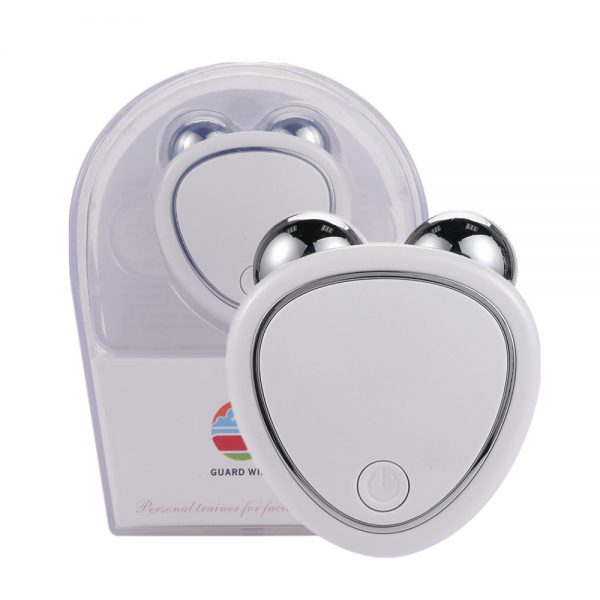Portable Facial Micro-current Beauty Instrument For Lifting Thinning And Reducing Edema With Double Roller Massager - Image 10