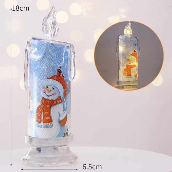 Christmas Transparent Electronic Candles Decorative Gifts - Image 9