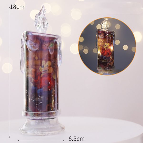 Christmas Transparent Electronic Candles Decorative Gifts - Image 7