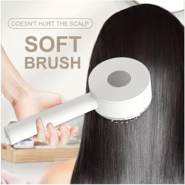 One-key Self-cleaning Hair Brush For Women Curly Hair Brush  Anti-Static Airbag Massage Comb  Airbag Massage Scalp Comb Professional Detangling One-key Self-cleaning - Image 3