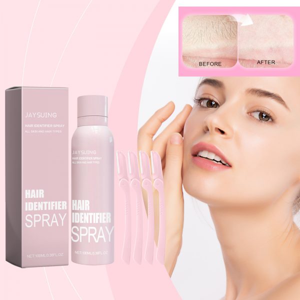 Hair Identifier Spray Set For Face Shaving Moisturizing Dermaplaner Spray For Face Shaving Skin Care - Image 2