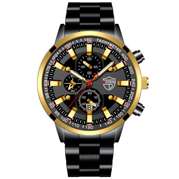 Stainless Steel Luminous Quartz Wristwatch For Men - Image 7