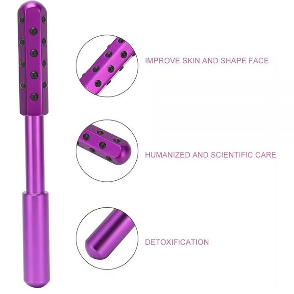 30 Germanium Beauty Stick Massage Beauty Stick Facial Roller Face Lift Bar Anti Wrinkle Facial Massager Skin Care Tool Derma Rolling Face Massage Roller Wand - Image 5