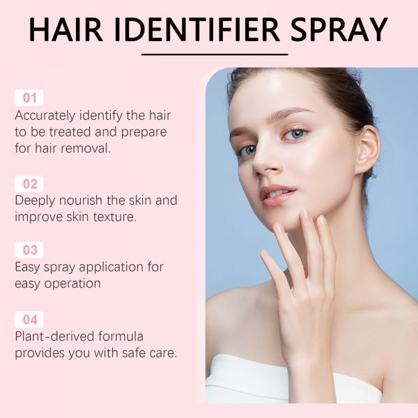 Hair Identifier Spray Set For Face Shaving Moisturizing Dermaplaner Spray For Face Shaving Skin Care - Image 4