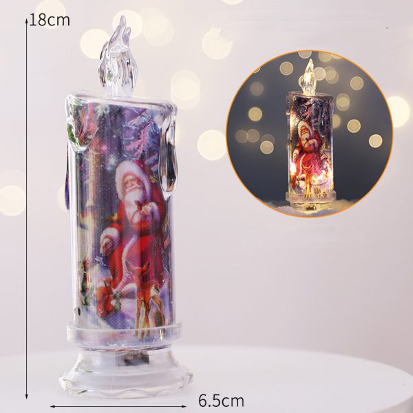 Christmas Transparent Electronic Candles Decorative Gifts - Image 4