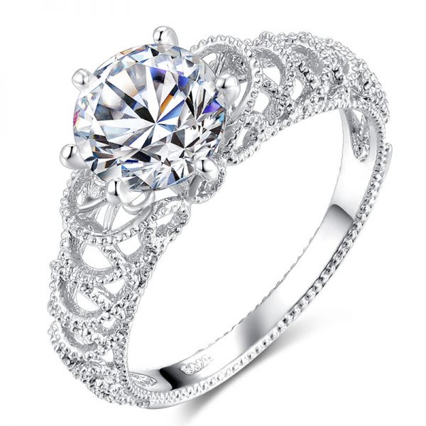 Six Prong Fashion Custom Ring - Image 5