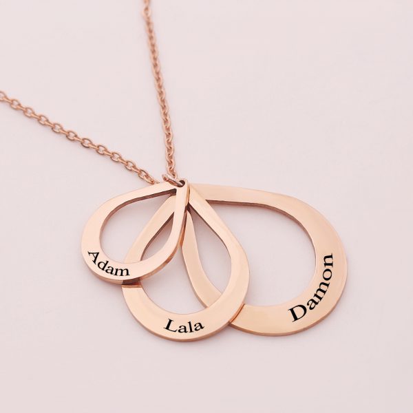 Private Custom Stainless Steel Three Name Letter Custom Pendant