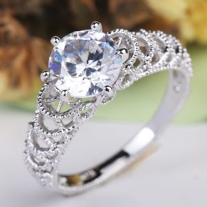 Six Prong Fashion Custom Ring