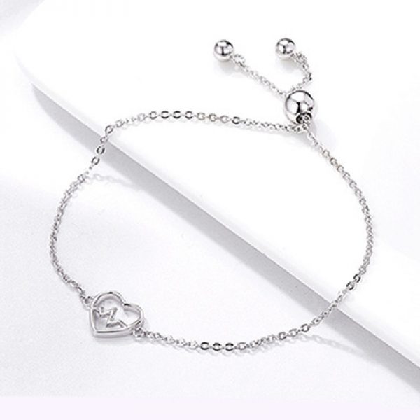 Custom Heart Bracelet Simple And Elegant Custom Jewelry Gift - Image 2